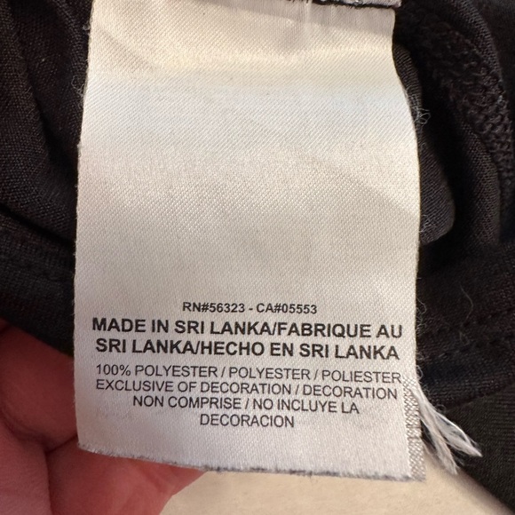 Nike Women’s Small Just Do It Dri-Fit Tank Top Black White Work Out Exercise - Picture 5 of 8